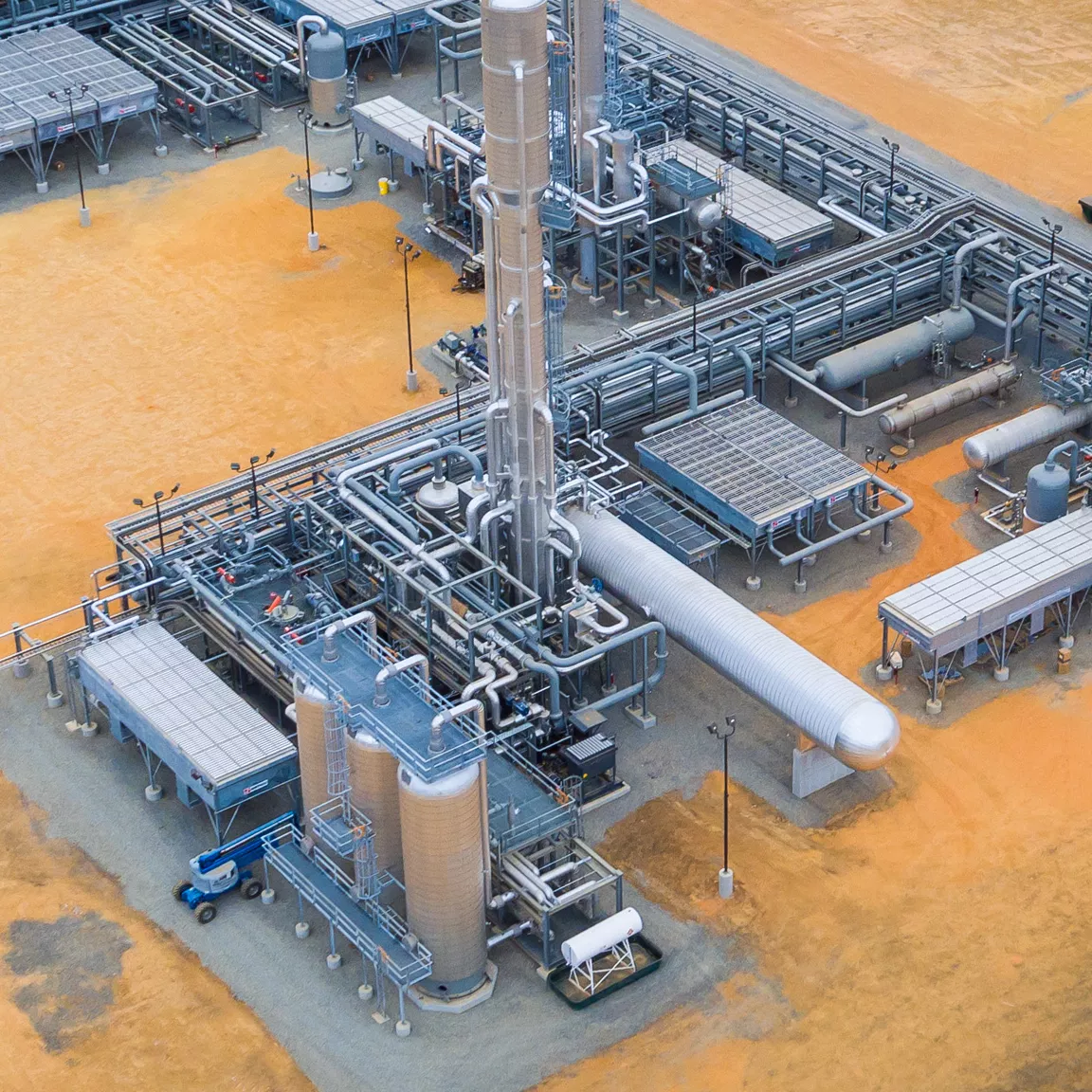 Integrated Gas Processing Units